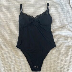Gilly Hicks Black lacy bodysuit